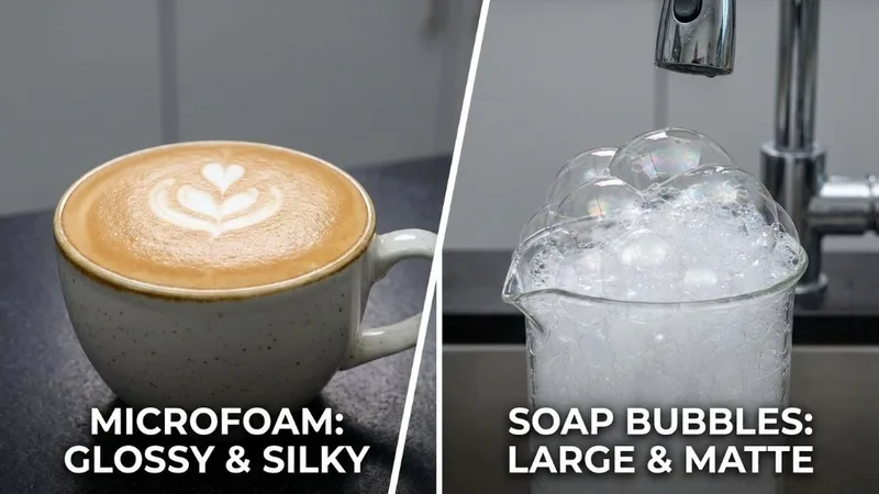 Microfoam vs. Soap Bubbles: Fixing Common Frothing Mistakes