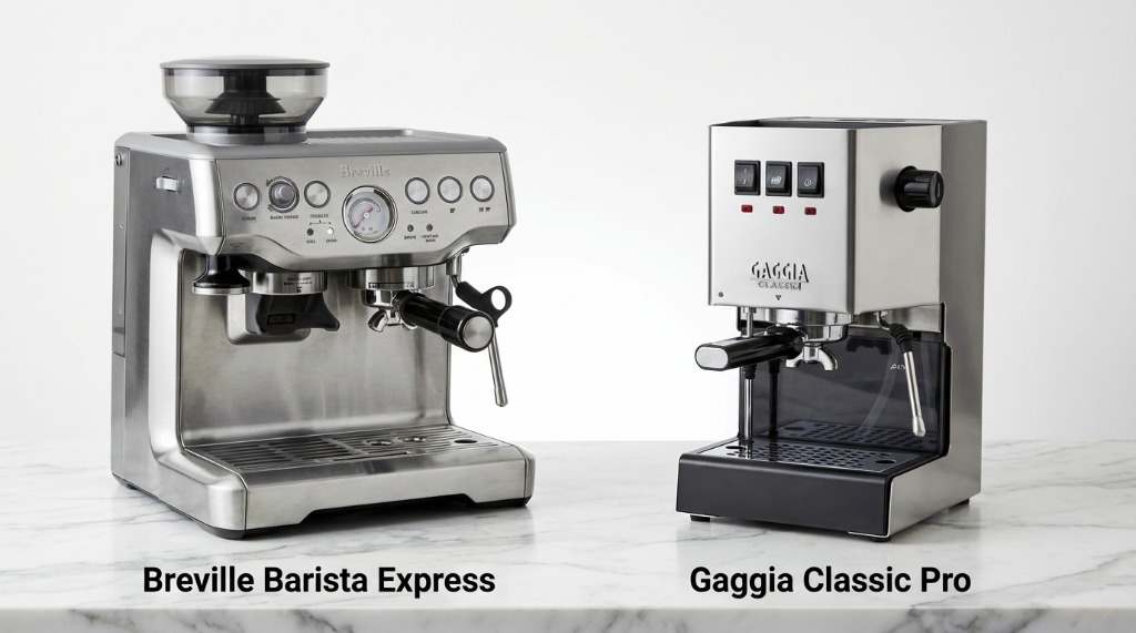 Breville vs Gaggia Classic Pro: Which to Buy?