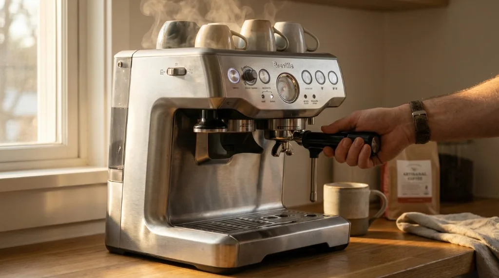 Breville Espresso Machine Daily Startup & Shutdown Checklist