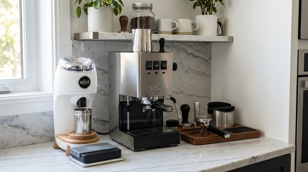 External Espresso Grinder Setup