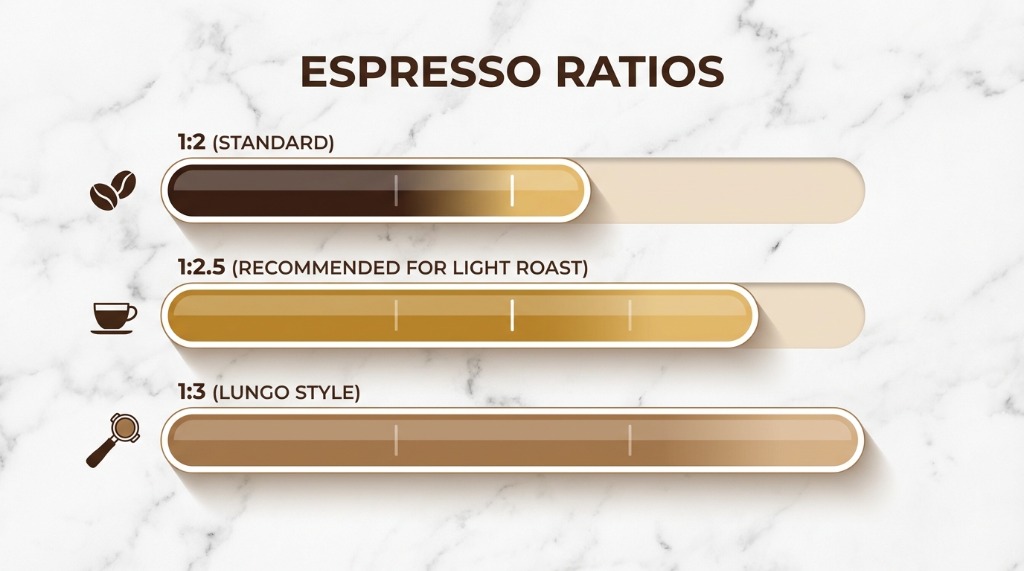 Espresso Ratios for Light Roast Chart