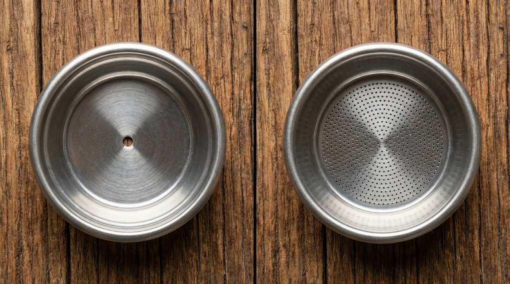 Pressurized vs non-pressurized espresso basket comparison