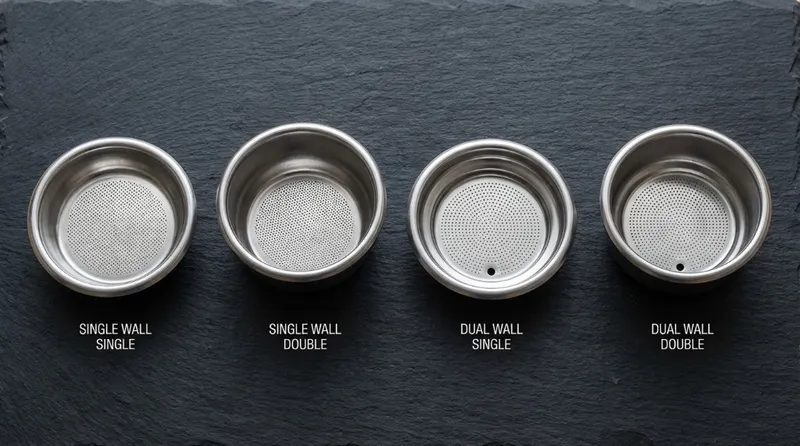 Four Breville basket types comparison