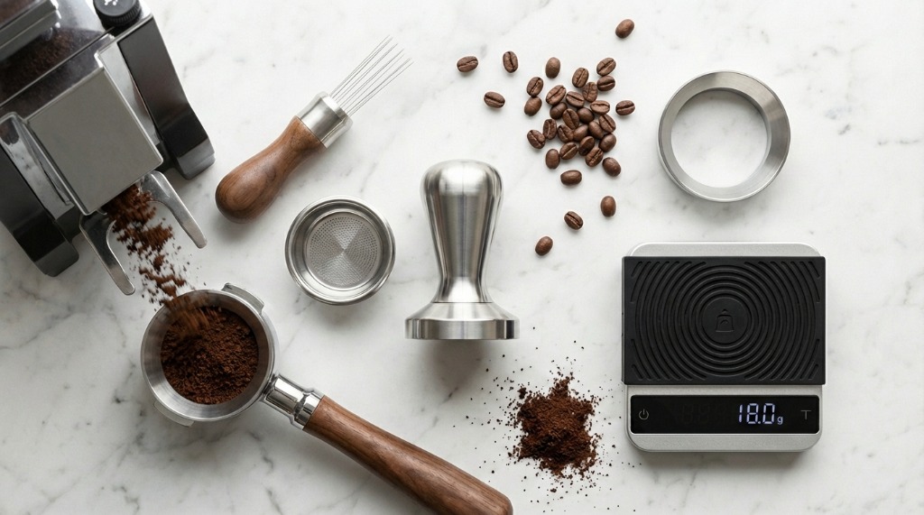 Dosing Funnel on Breville Portafilter