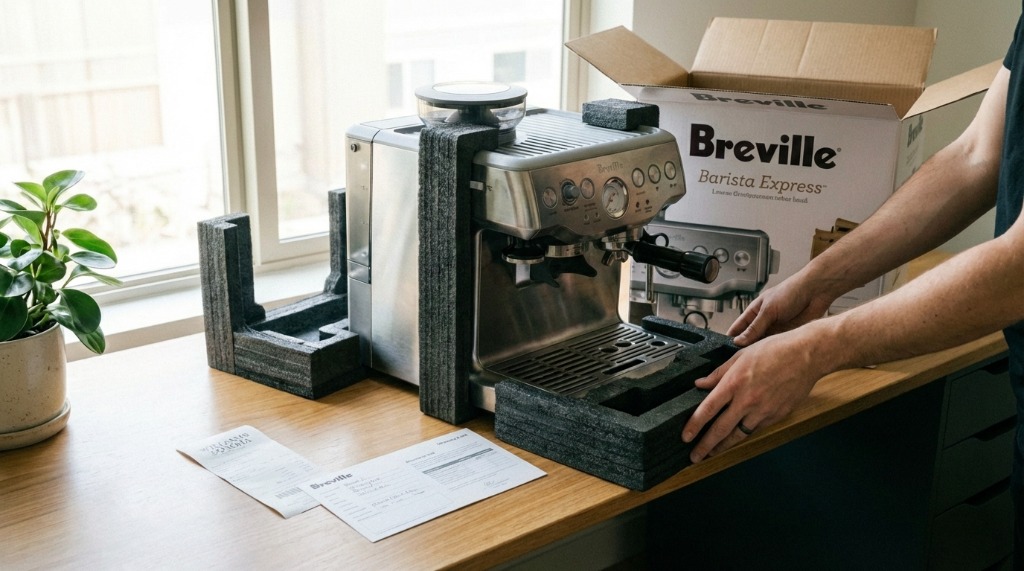 Properly Packaging a Breville Espresso Machine for Shipping